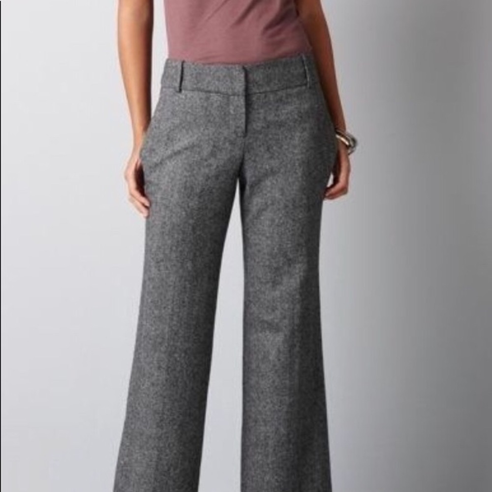 LIZ CLAIBORNE Black and White Tweed Slacks